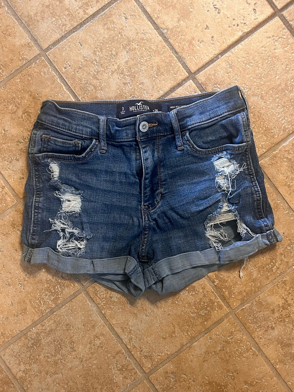 Hollister Jean Shorts Size 3 (26 waist)